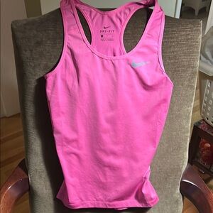 Nike Women's Pink Dri-FIT Tank Top
